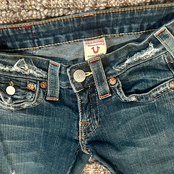 True Religion Low Rise Joey Jeans Size 25 - Picture 6 of 16